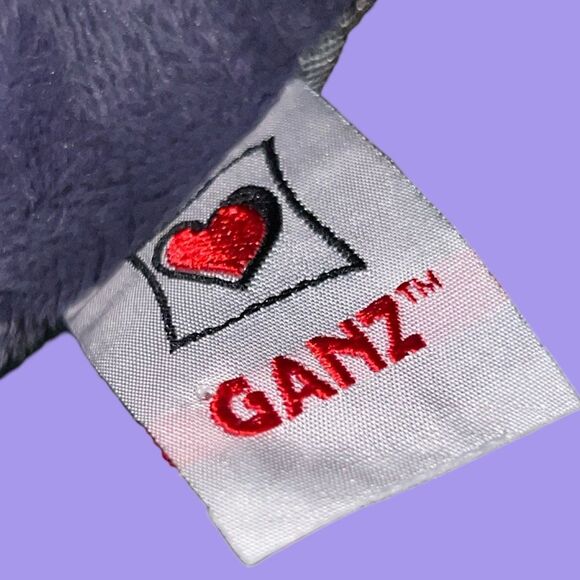 Webkinz Ganz Stormy Dragon Purple Plush HM634 Stuffed Animal 8” - Picture 2 of 6